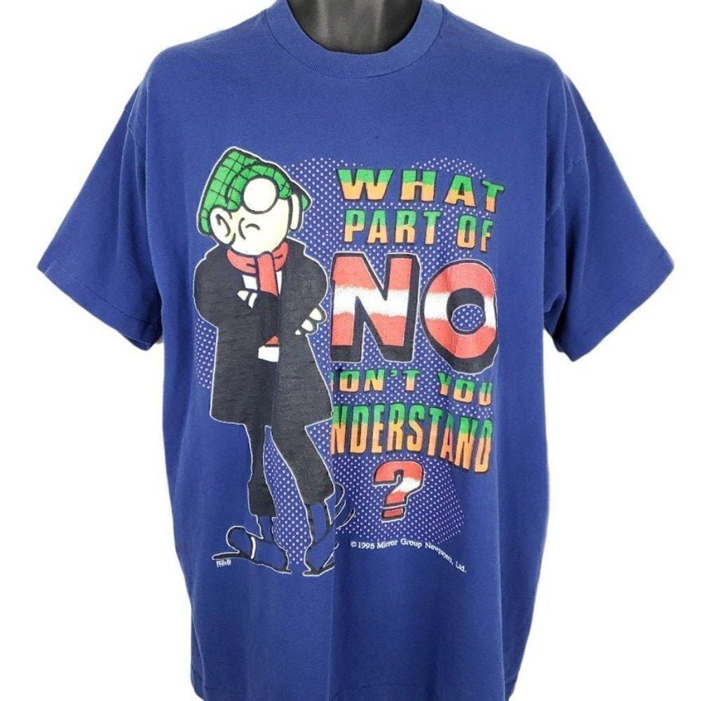 Andy Capp T Shirt Vintage 90s Reg Smythe Comic Strip Made In USA Mens Size XL